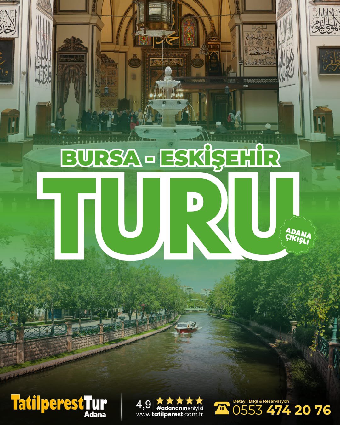 BURSA ESKİŞEHİR TURU  17 NİSAN ÇIKIŞLI